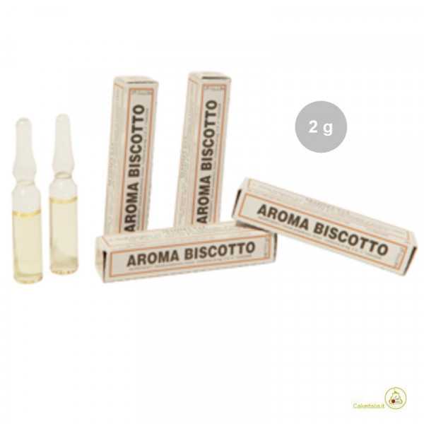 Aroma biscotto liquido da Madma in fiala da 2 g, per aromatizzare impasti e creme per dolci