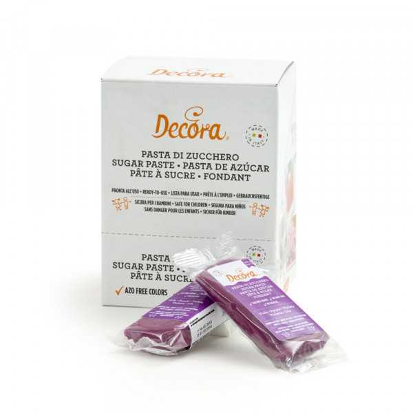 100 g pasta di zucchero Viola Decora