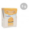 Colorante in polvere arancione, uso alimentare, idrosolubile in bustina da 5 g, di Madma Colorante in polvere arancione, uso alimentare, idrosolubile in bustina da 5 g, di Madma