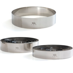 Cerchio acciaio inox o sagoma cerchio altezza 4,5 cm diametro 5 cm