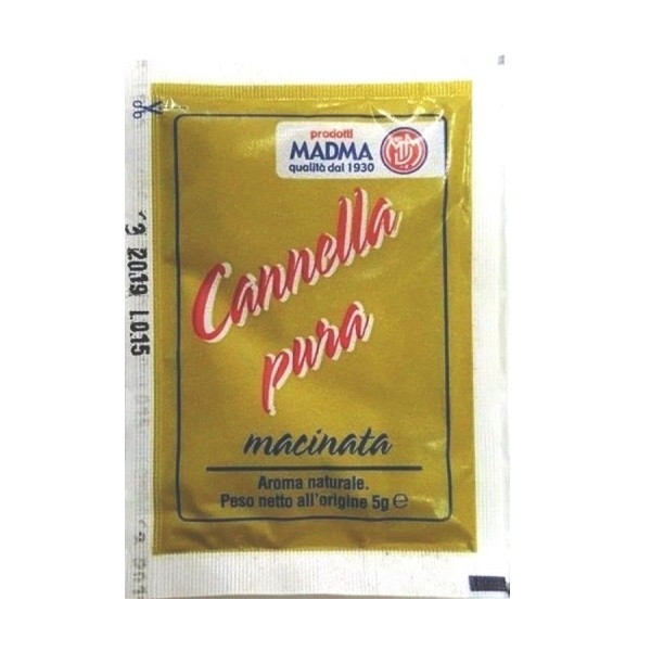 Cannella Macinata Pura al 100% MADMA | Spezia in Polvere Naturale per Zeppole, Dolci e Focacce | Busta 5g