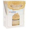 Colorante in polvere Sparkle Oro Puro o perlescente scintillante, idrosolubile uso alimentare in bustina da 3 g di Madma