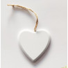 Decorazione Cuore Bianco in legno cm 8 pz 2 Decorazione Cuore Bianco in legno cm 8 pz 2