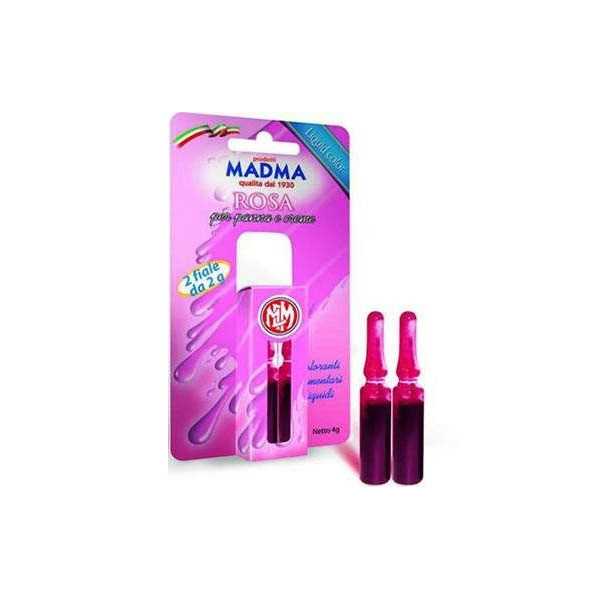 4 g Colorante liquido Rosa per panna e creme in fiale