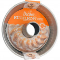 Stampo Gugelhupf o Kouglof in acciaio antiaderente diametro 22 cm, altezza 11,5 cm da Decora
