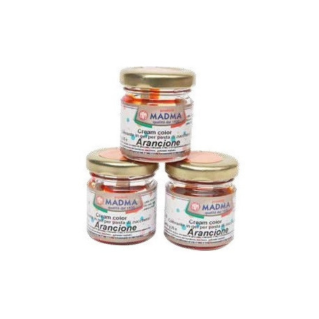 Colorante alimentare in gel Arancione o Giallo Uovo in barattolino da 25 g