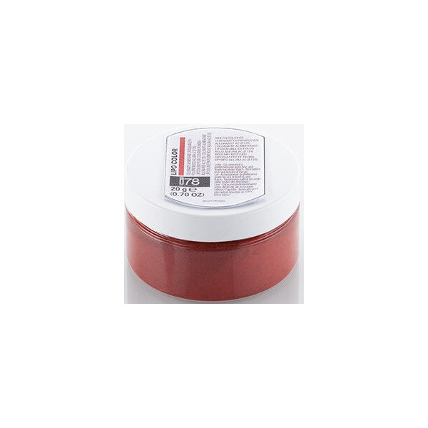 Lipo Color Red 20 g Silikomart: colorante in polvere liposolubile rosso della linea i78