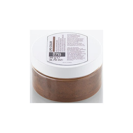 20 g Lipo Color Marrone colorante in polvere liposolubile linea i78 da Silikomart