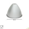 Stampo Bambola forma cono in alluminio anodizzato diametro 18,5 cm