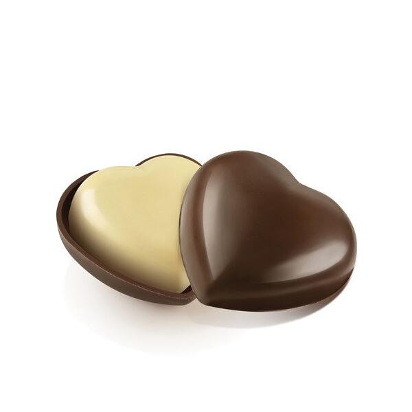 Secret Love o Amore Segreto Kit 2 Stampi Cioccolato Termoformato 3D a forma di cuore da Silikomart