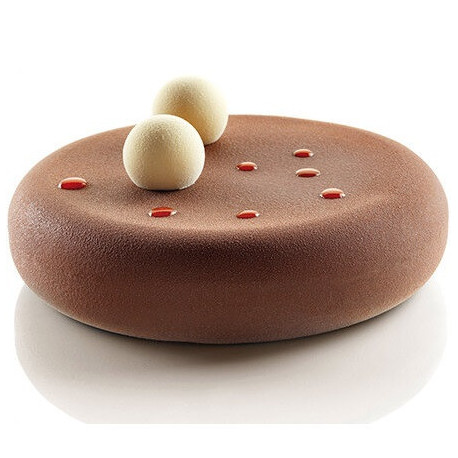 Stampo Eclipse 1000 ml in silicone bianco diametro 18 cm da Silikomart