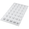 Stampo in silicone micro dome da 5 ml linea Top White da Silikomart Stampo in silicone micro dome da 5 ml linea Top White da Silikomart