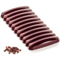 Cupola T Silikomart: stampo Tritan 3 tavolette di cioccolato 153x74x14 mm 120 g