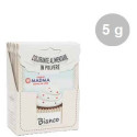 Colorante in polvere bianco, uso alimentare, idrosolubile in bustina da 5 g, di Madma