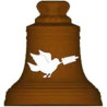 Stampo campana 50 g, stampo in policarbonato a forma campana di cioccolato