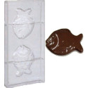 Stampo cioccolato pesce palla 60 g in policarbonato