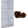 Stampo Formula Uovo da 40 g: stampo in policarbonato per cioccolato a forma di macchina formula uno, 12 x 7 cm Stampo Formula Uovo da 40 g: stampo in policarbonato per cioccolato a forma di macchina formula uno, 12 x 7 cm