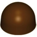 Stampo cioccolato Tondo a Cupola a forma boero diametro 28 mm peso pieno da 10 g in policarbonato