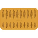 Stampo Piuma in Silicone giallo da Silikomart Linea Naturae