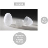 25 Bussolotti o Barilotti sorpresa grandi per uova di pasqua, diametro 10 cm x altezza 15,7 cm 25 Bussolotti o Barilotti sorpresa grandi per uova di pasqua, diametro 10 cm x altezza 15,7 cm