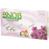 Confetti Snob Violetta Crispo: 500 g di confetti bianchi con mandorla e cioccolato bianco al gusto violetta Confetti Snob Violetta Crispo: 500 g di confetti bianchi con mandorla e cioccolato bianco al gusto violetta