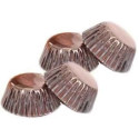 Set di 180 pirottini bon bon in carta forno color rosa oro di ø2,7xh1,7 cm da Decora