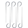 Set di 6 spiedini in acciaio inox lunghi 30 cm, adatti al contatto con alimenti Set di 6 spiedini in acciaio inox lunghi 30 cm, adatti al contatto con alimenti