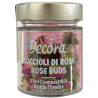 Boccioli di rosa commestibili fiori edibili colore rosa in barattolo da 10 g Boccioli di rosa commestibili fiori edibili colore rosa in barattolo da 10 g