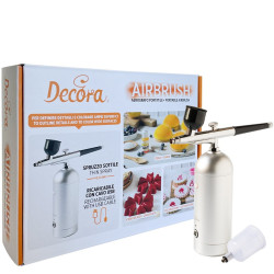 Aerografo Portatile per Colori Idrosolubili (5/20ml) Airbrush Decora –...