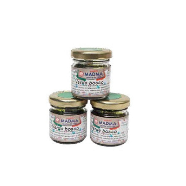 Colorante alimentare in gel Verde Scuro  in barattolino da 25 g di Madma
