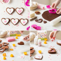 Tagliapasta Lettere e Numeri Piccoli (2cm) – Set 36 Taglia-Biscotti in Plastica Decora