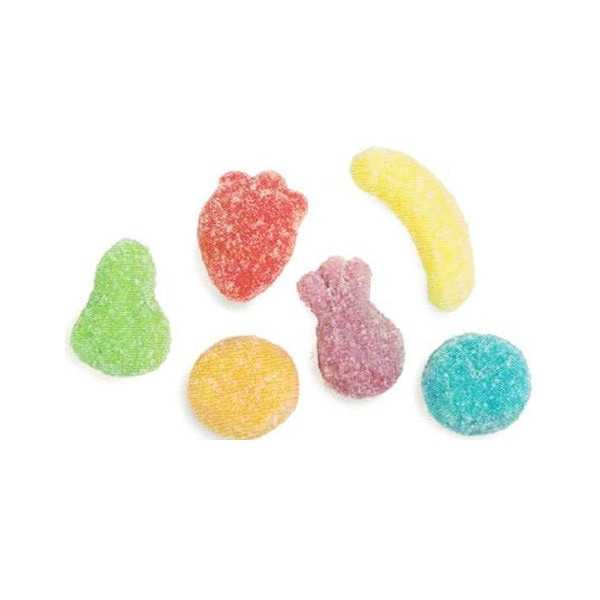 Caramelle gommose Mini Frutta colorate zuccherate in busta da 1Kg