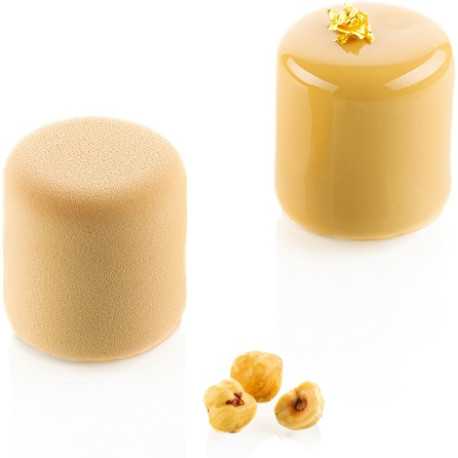 Stampo Cilindri 3D 100 ml in silicone per dolci monoporzioni di ø5xh5,5 cm da Silikomart Stampo Cilindri 3D 100 ml in silicone per dolci monoporzioni di ø5xh5,5 cm da Silikomart
