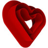 Tagliapasta Cuore in plastica o Cutter Cuore a Doppia Faccia da Silikomart