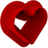 Level Hearts 35 Silikomart, Stampo in silicone 8 Cuori 80x66xh12 mm con cutter