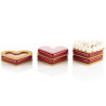 Level Hearts 35 Silikomart, Stampo in silicone 8 Cuori 80x66xh12 mm con cutter