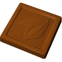 Stampo cioccolatino quadrato cabossa 6 g in policarbonato