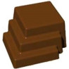 Cioccolatino tris di quadri da 12 g: stampo in policarbonato per 15 cioccolatini di dimensioni 30,6x30,6xh16 mm