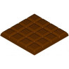 Stampo tavoletta cioccolato blocchetti onda da 10 cm 100 g in policarbonato