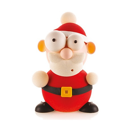 Kit Santa Babbo Natale Cioccolato 3D: set 6 stampi Termoformati da Silikomart Kit Santa Babbo Natale Cioccolato 3D: set 6 stampi Termoformati da Silikomart