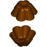 Stampo in policarbonato pirottino: stampo per 15 pirottini di cioccolatino di ø48xh20 mm e peso 23 g