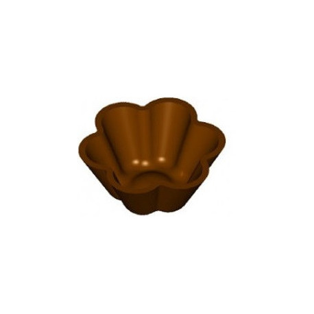 Stampo in policarbonato pirottino: stampo per 15 pirottini di cioccolatino di ø48xh20 mm e peso 23 g