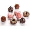 Kit stampi praline tridimensionali di Cioccolato o Choco Mix 3D: set 4 stampi in silicone per praline 3D da Silikomart Kit stampi praline tridimensionali di Cioccolato o Choco Mix 3D: set 4 stampi in silicone per praline 3D da Silikomart