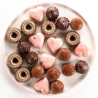 Kit stampi praline tridimensionali di Cioccolato o Choco Mix 3D: set 4 stampi in silicone per praline 3D da Silikomart Kit stampi praline tridimensionali di Cioccolato o Choco Mix 3D: set 4 stampi in silicone per praline 3D da Silikomart
