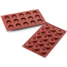 Mini Dessert Round Silikomart stampo silicone 15 mini dessert tondi ø4xh1,3 cm