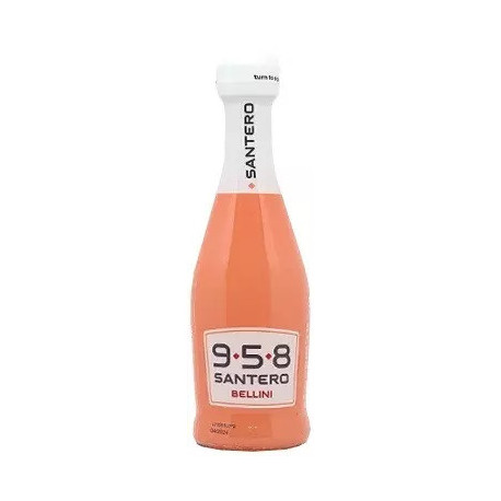Santero 958 Bellini in bottiglia colore rosa da 20 cl