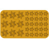 Stampo Botanica 2 tipi di fiori e 34 cavità in silicone giallo da Silikomart Linea Naturae
