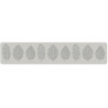 Garden tappeto in silicone da 40x8 cm per decori a forma di tre foglie diverse da Silikomart Garden tappeto in silicone da 40x8 cm per decori a forma di tre foglie diverse da Silikomart