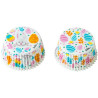 Set di 36 pirottini per muffin in carta forno con decoro uova e coniglio di pasqua di ø5xh3,2 cm da Decora