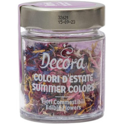 Fiori Eduli Decora “Colori d’Estate” | Mix di Petali Commestibili 4 g per Decorazioni Dolci e Salate